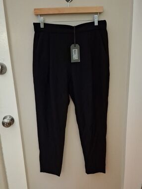 NWT All Saints Aleida  Black Front Pleated Trouser_1